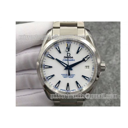 Omega  Aqua Terra SS/SS White JHF A2824 Mod8500