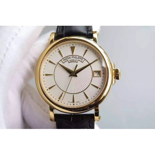 Patek Philippe Calastrava 5227R-001 42MM YG/LE White/White Dial A324SC Patek Philippe Calastrava 5227R-001 42MM YG/LE White/White Dial A324SC