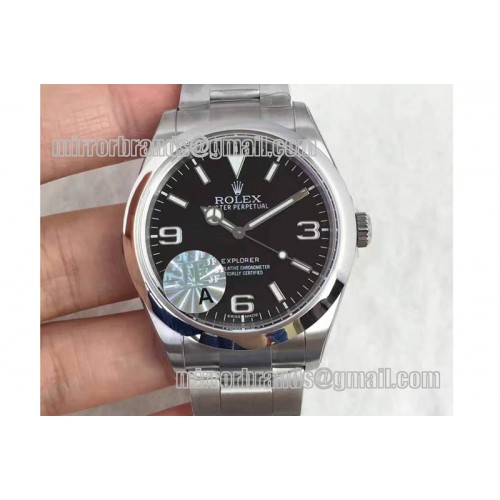 Rolex Explorer 1 Ref.214270 39mm V2 SS/SS Black JF A3132