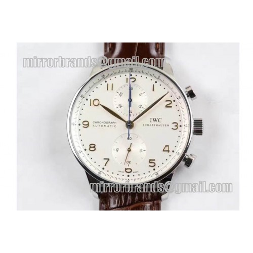 IWC Portuguese Chrono SS/LE White/Gold ZF A-7750 IWC Portuguese Chrono SS/LE White/Gold ZF A-7750