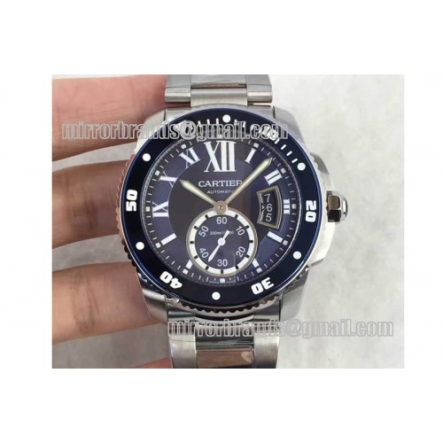 Cartier De Calibre Diver Bleu SS/SS Blue MY8205