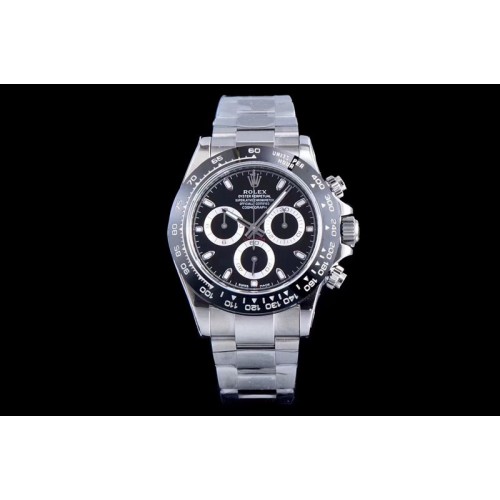 Rolex Daytona 116500 ARF 904L SS Black Dial A4130 Super Clone