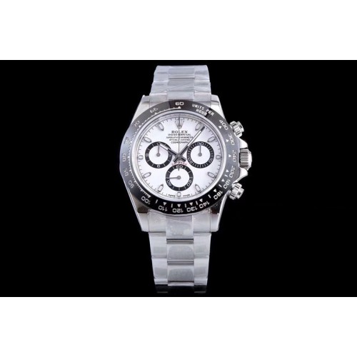 Rolex Daytona 116500 ARF 904L SS White Dial A4130 Super Clone