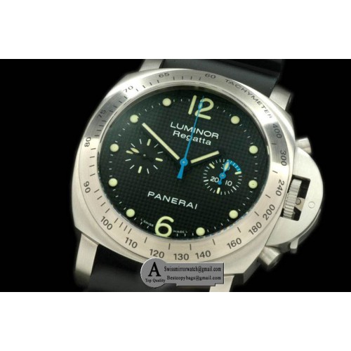 Panerai PN308 Regetta Chrono SS Rubber A-7750 Replica Watches
