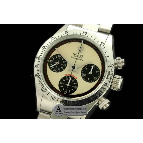 Rolex Daytona 6263 SS SS Cream Asian Venus 75 Handwind Replica Watches Rolex Daytona 6263 SS SS Cream Asian Venus 75 Handwind Replica Watches