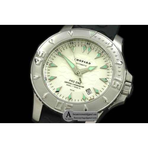 Replica Chopard LUC Pro One 168912 SS/Rubber White Asia 2824 Watches