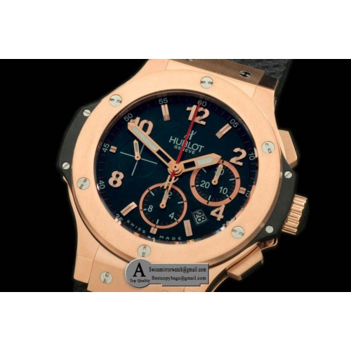 Hublot 301.PX.130.PX Big Bang Rose Gold/Rose Gold Black A-7750 Replica Watches