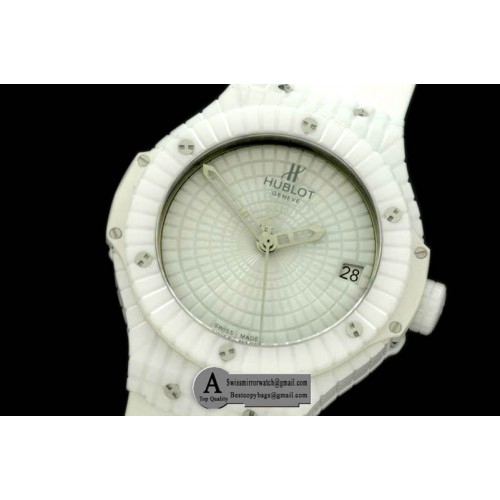 Hublot Big Bang Special Edition Caviar Full White 1-1 Replica Watches