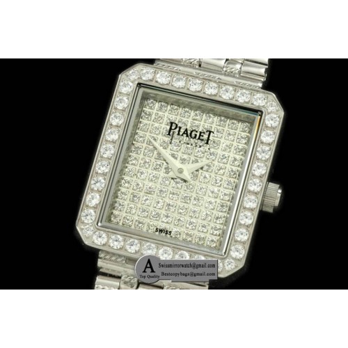 Piaget Limelight Ladies SS/Diamond Diamonds Swiss Quartz Replica Watches