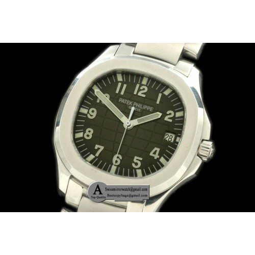 Patek Philippe Aquanaut Jumbo V3 Auto SS SS Black Swiss Eta 2824-2 Replica Watches