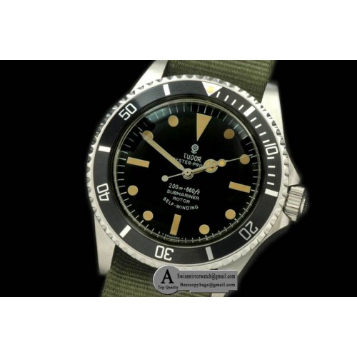 Tudor Vintage 5514 No Date Submariner Asia 2813 21J Replica Watches