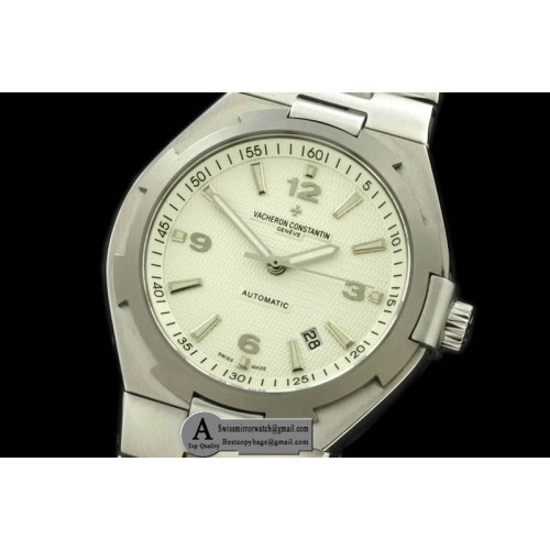 Vacheron Constantin Overseas SS SS White Swiss Eta 2836-2 Replica Watches Vacheron Constantin Overseas SS SS White Swiss Eta 2836-2 Replica Watches