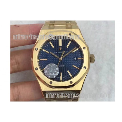 Audemars Piguet Royal Oak 41mm 15400 YG JF 1:1 Best Edition Blue Dial A3120