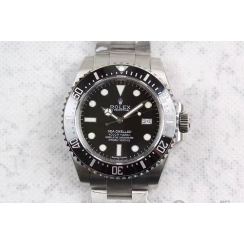 Rolex Sea-Dweller 116600 Black Ceramic 1:1 Noob Best Edition SA3135 V2 Rolex Sea-Dweller 116600 Black Ceramic 1:1 Noob Best Edition SA3135 V2