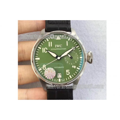 IWC Big Pilot Real PR IW5009 SS YLF Green Dial A51111 IWC Big Pilot Real PR IW5009 SS YLF Green Dial A51111