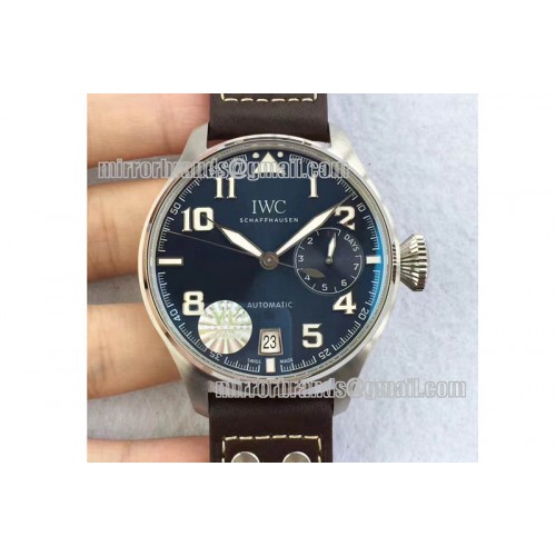 IWC Big Pilot Real PR IW5009 SS YLF Blue Dial A51111