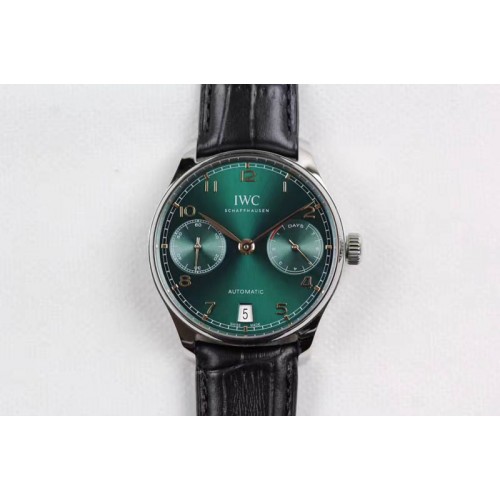 IWC Portuguese Real PR IW500708 ZF 1:1 Best Edition Green Dial