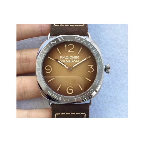 Panerai PAM687 Acciaio Brevettato SF Best Edition Brown Dial P3000 Panerai PAM687 Acciaio Brevettato SF Best Edition Brown Dial P3000