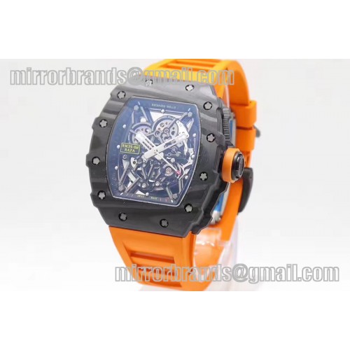 Richard Mille RM035-02 Rafael Nadal Forge Carbon Titanium Case KVF Best Edition Orange Richard Mille RM035-02 Rafael Nadal Forge Carbon Titanium Case KVF Best Edition Orange