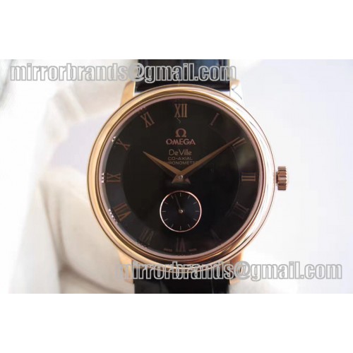 Omega De Ville RG MK Sliver/Black Dial Asian Seagull T1701 Omega De Ville RG MK Sliver/Black Dial Asian Seagull T1701