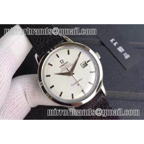 Omega Constellation Certified Chronometer Men's SS Wrist Watch Black/White