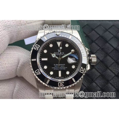 Rolex Submariner 116610 LN Black Ceramic EW A3135