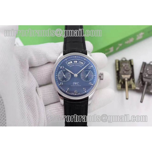 IWC Portuguese Real PR Real Annual Calendar IW503502 Blue Dial A52850