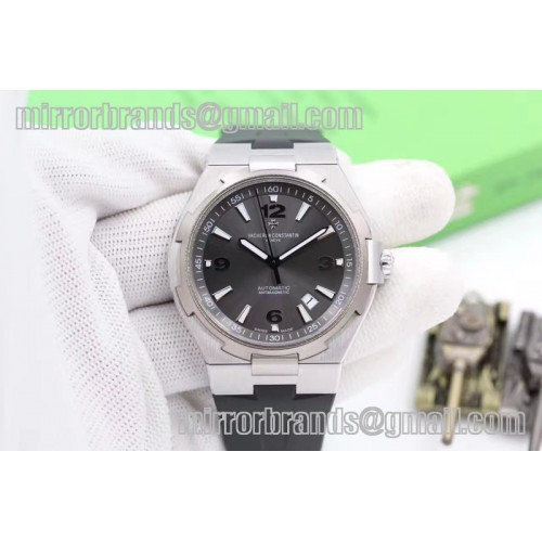 Vacheron Constantin Overseas SS JJF 1:1 Best Edition Grey Textured Dial MIYOTA9015