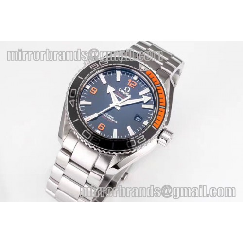 Omega Planet Ocean 2016 43.5mm SS/SS Black/Orange Bezel OM Black Dial A8900