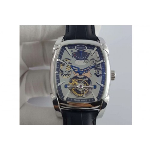 Parmigiani Fleurier Kalpa Grande Tourbillon SS Silver Skeleton Dial