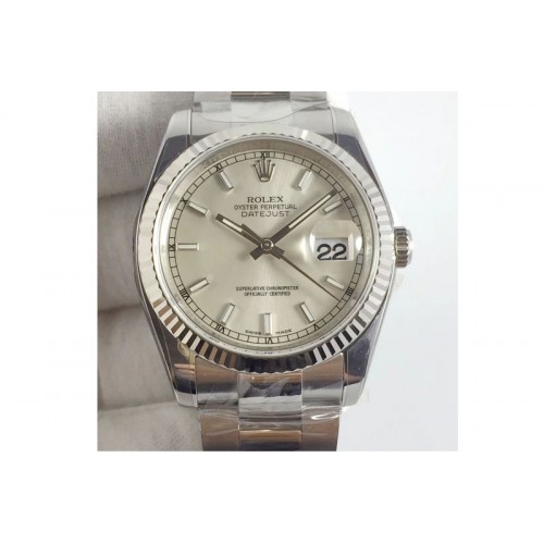 Rolex DateJust 36 SS 116234 ARF 1:1 Best Edition White Dial
