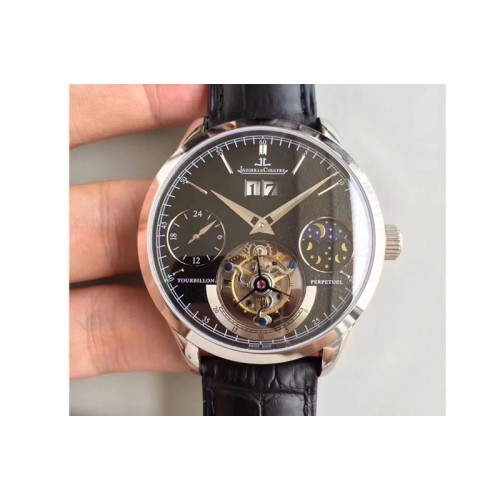 Jaeger-LeCoultre Master Tourbillon With Big Date/Day Phase SS/LE Black Flying Tourbillon