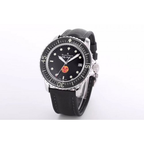 Blancpain Fifty Fathoms SS "No Radiation" ZF 1:1 Limited Edition Black Dial
