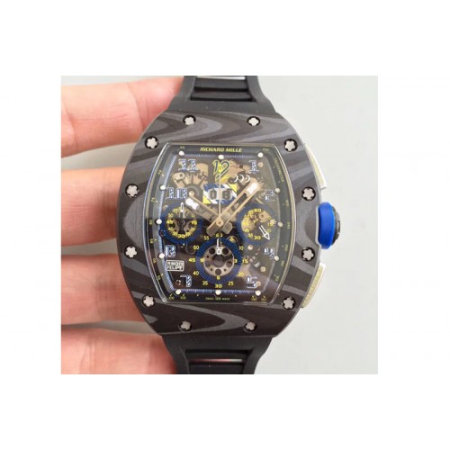 Richard Mille RM011 SS Felipe Massa 10th Anniversary KVF 1:1 Best Edition