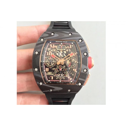 Richard Mille RM011 NTPT Lotus F1 Team RG Chronograph KVF 1:1 Best Edition Richard Mille RM011 NTPT Lotus F1 Team RG Chronograph KVF 1:1 Best Edition