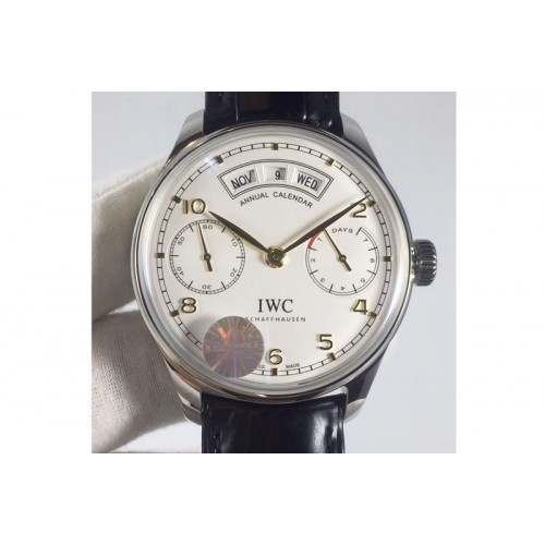 IWC Portuguese SS Real PR Real Annual Calendar IW503502 YLF White Dial IWC Portuguese SS Real PR Real Annual Calendar IW503502 YLF White Dial