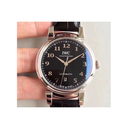 IWC Da Vinci IW356601 SS MKF 1:1 Best Edition Black Dial SS A2892 IWC Da Vinci IW356601 SS MKF 1:1 Best Edition Black Dial SS A2892