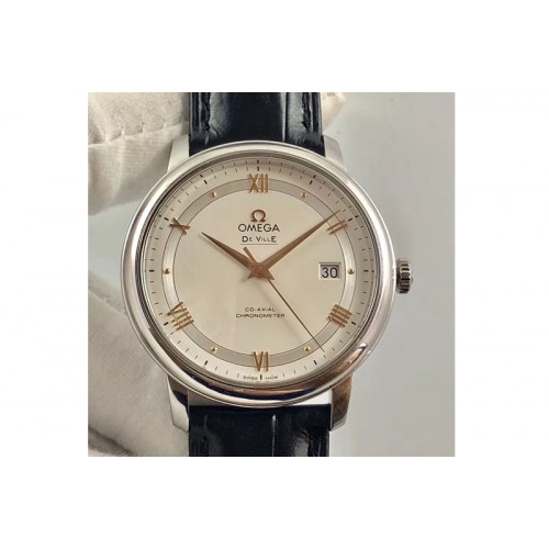 Omega De Ville SS MKF 1:1 Best Edition White Dial A2824 Omega De Ville SS MKF 1:1 Best Edition White Dial A2824