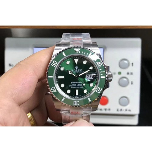 Rolex Submariner 116610 LV Green Ceramic 904L V9 Noob 1:1 Best Edition Green Dial On SA3135