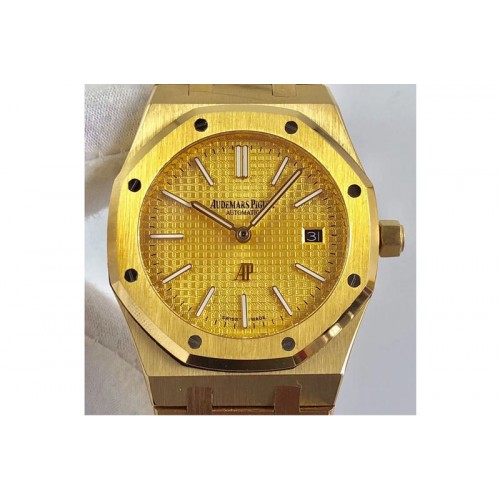 Audemars Piguet Royal Oak 39mm 15202 YG Gold Dial on SS Bracelet MIYOTA9015 Audemars Piguet Royal Oak 39mm 15202 YG Gold Dial on SS Bracelet MIYOTA9015
