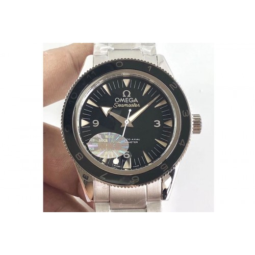 Omega Seamaster 300 Master Spectre SS MKS Best Edition Black Dial on SS Bracelet A8400