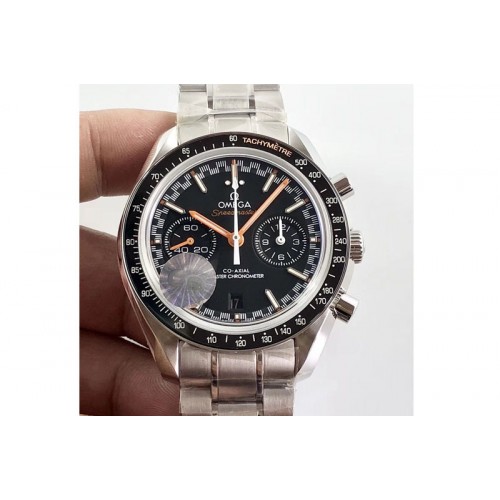 Omega SpeedMaster MoonWatch SS OMF 1:1 Best Edition White Dial Orange Handset on SS bracelet A9900 Omega SpeedMaster MoonWatch SS OMF 1:1 Best Edition White Dial Orange Handset on SS bracelet A9900