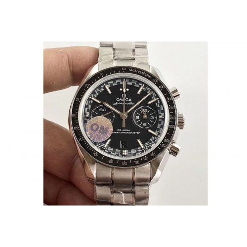 Omega SpeedMaster MoonWatch SS OMF 1:1 Best Edition White Dial Silver Handset on SS bracelet A9900 Omega SpeedMaster MoonWatch SS OMF 1:1 Best Edition White Dial Silver Handset on SS bracelet A9900
