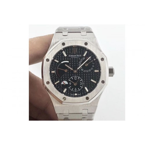 Audemars Piguet Royal Oak 41mm 26120 SS TWA Best Edition Black Dial on SS Bracelet A2329 Audemars Piguet Royal Oak 41mm 26120 SS TWA Best Edition Black Dial on SS Bracelet A2329