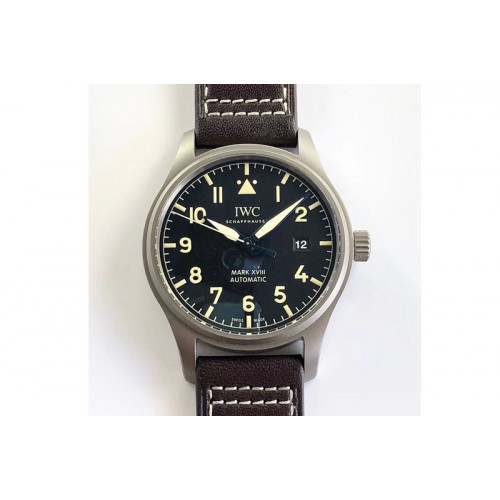 IWC MARK XVIII IW327006 Ti GSF 1:1 Best Edition Brown DIAL ON Brown LEATHER STRAP A2892 IWC MARK XVIII IW327006 Ti GSF 1:1 Best Edition Brown DIAL ON Brown LEATHER STRAP A2892
