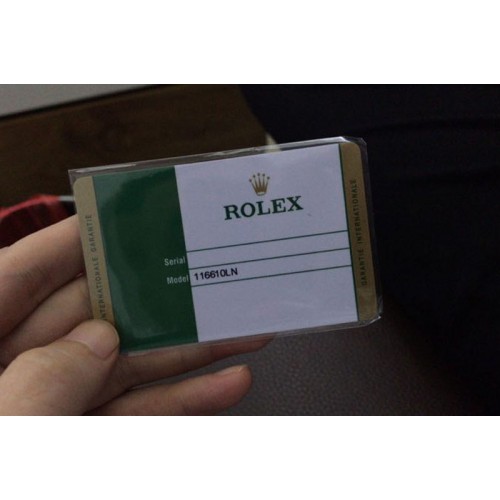 RolexCustom Made Rolex Warranty Card with Anti-Forgery Crown and Fluorescent Label V2