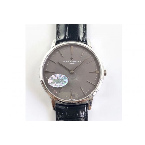 Vacheron Constantin Patrimony 81180 SS MKF 1:1 Best Edition Gray dial on Black Leather MIYOTA 9039 Vacheron Constantin Patrimony 81180 SS MKF 1:1 Best Edition Gray dial on Black Leather MIYOTA 9039