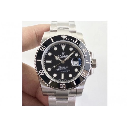 Rolex Submariner 116610 LN Black Ceramic 904L DJF 1:1 Best Edition Black Dial On SA3135