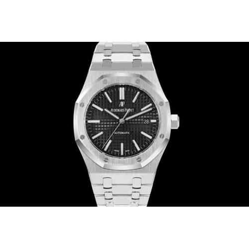Audemars Piguet Royal Oak 41mm 15400 OMF 1:1 Best Edition Black Dial on SS Bracelet A3120