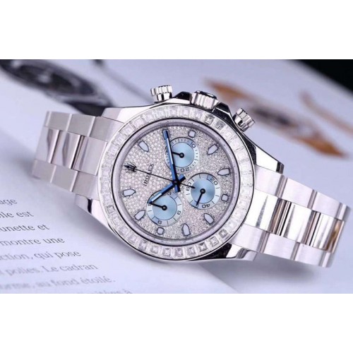 Rolex Daytona 116576TBR SS BLF Best Edition Diamond dial On SS Bracelet A4130